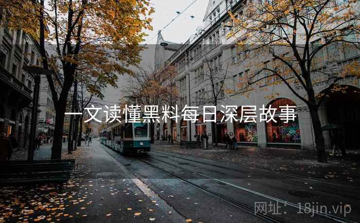 一文读懂黑料每日深层故事