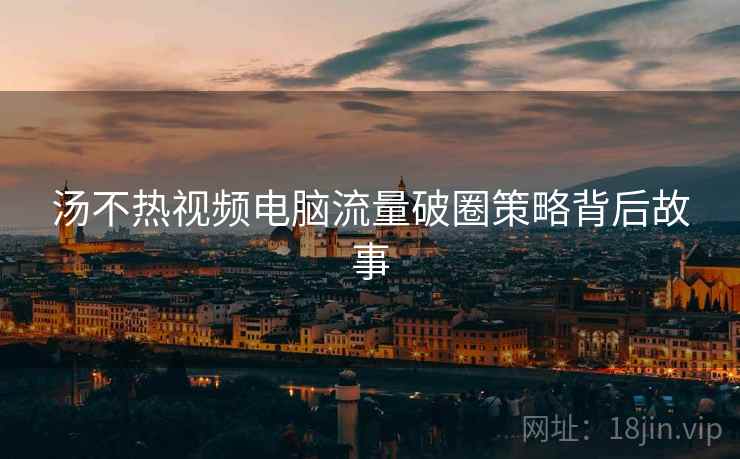 汤不热视频电脑流量破圈策略背后故事