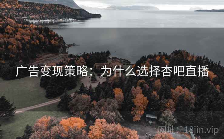 广告变现策略：为什么选择杏吧直播