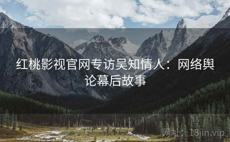 红桃影视官网专访吴知情人：网络舆论幕后故事