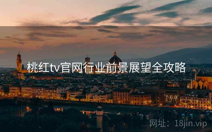 桃红tv官网行业前景展望全攻略