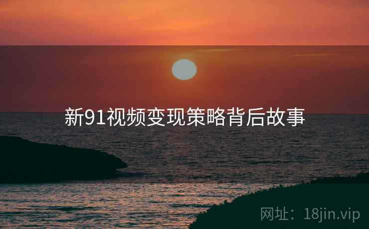 新91视频变现策略背后故事
