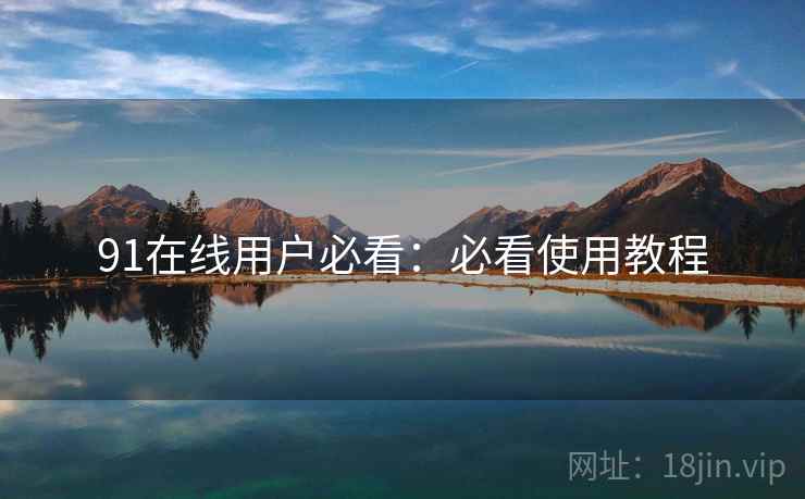 91在线用户必看：必看使用教程